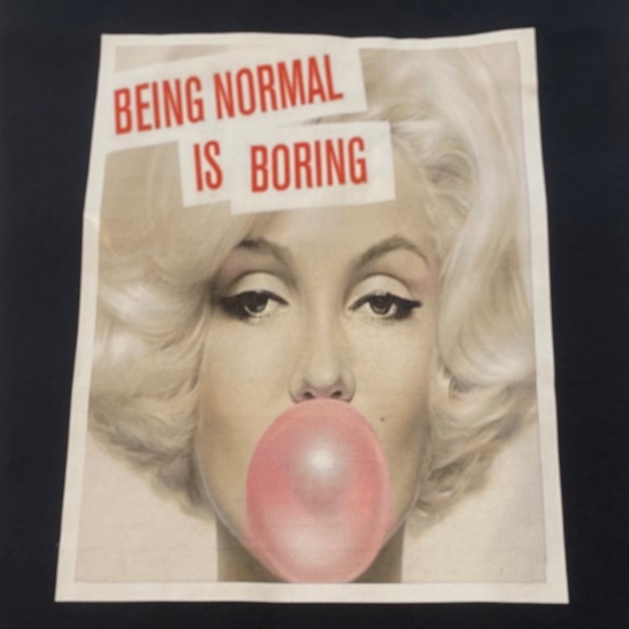 Brand new “Marilyn Monroe, Being normal is bored” - Picture 5 of 5